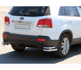 Задні подвійні куточки AK003-подвійний (нерж.) для Kia Sorento II XM 2009-2014 рр