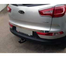 Кромка багажника (нерж.) OmsaLine - Італійська нержавійка для Kia Sportage 2010-2015 рр