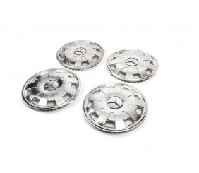 Ковпаки з нержавійки Пелюстки (1-катковий, 4 шт) для Mercedes Sprinter W906 2006-2018 рр