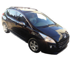 Рейлінги Skyport Black для Peugeot 3008 2008-2016 рр