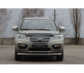 Передній захист ST014 (нерж) 51/42 мм для Lifan X60 2011- рр