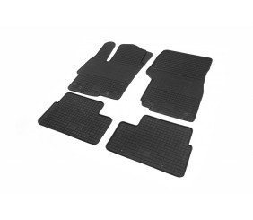 Гумові килимки (4 шт, Polytep) для Mitsubishi Lancer X 2008- рр
