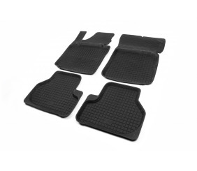 Гумові килимки з бортом (4 шт, Polytep) для Skoda Octavia II A5 2006-2010 рр