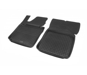 Гумові килимки з бортом (2 шт, Polytep) для Volkswagen Caddy 2015-2020 рр