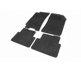 Гумові килимки (4 шт, Polytep) для Daewoo Lanos 1998-2017 рр
