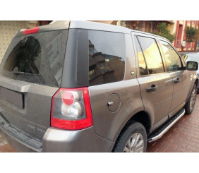 Бокові пороги Fullmond (2 шт, алюм.) для Land Rover Freelander II 2006-2014 рр