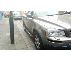 Бокові пороги RedLine V1 (2 шт., Алюміній) для Volvo XC90 2002-2014 рр