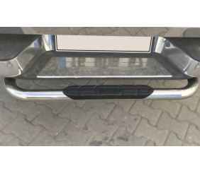 Задній захист Omsa (нержавійка) 70мм для Mercedes X class 2017-2020 рр