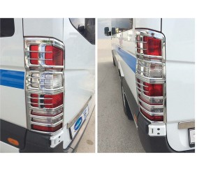 Накладки на стопи (2 шт, пласт.) для Mercedes Sprinter W906 2006-2018 рр