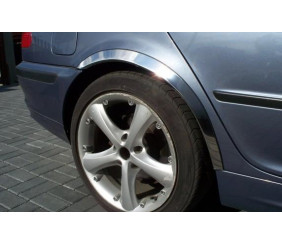 Накладки на арки (4 шт, нерж) для BMW 3 серія E46 1998-2006 рр