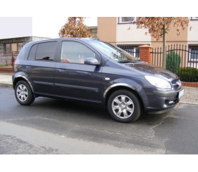 Накладки на арки (4 шт, нерж) для Hyundai Getz 2002- рр