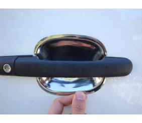 Накладки під ручки (4 шт, нерж) для Volkswagen LT 1995-2006 рр