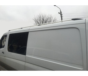 Рейлінги DD 265 см, Хром, пластикова ніжка для Mercedes Sprinter W907/W910 2018- рр