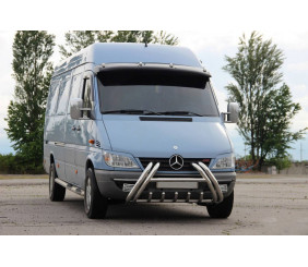 Кенгурятник WT01 (нерж.) 1995-2000 для Mercedes Sprinter W901/902/903/904/905 рр