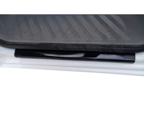 Накладки на пороги DDU (2 шт., ABS-пластик) Глянцеві для Mercedes Sprinter W906 2006-2018 рр