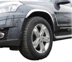 Накладки на арки (4 шт, нерж) для Mercedes GLK сlass X204 2008-2015 рр