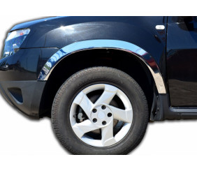 Накладки на арки (4 шт, нержавіюча сталь) для Renault Duster 2008-2017 рр