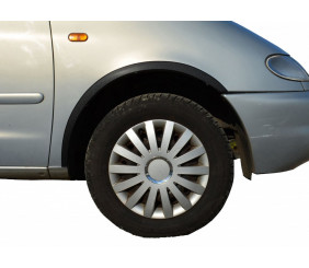 Накладки на арки (4 шт, чорні) для Jaguar X-Type 2001-2009 рр