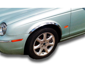 Накладки на арки (4 шт, нерж) для Jaguar X-Type 2001-2009 рр