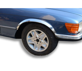 Накладки на арки (4 шт, нерж) для Mercedes W107 1971-1989 рр