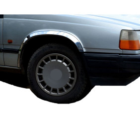 Накладки на арки (4 шт, нерж) для Volvo 940/960 1990-1997 рр