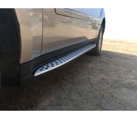 Бокові пороги OEM (2 шт., Алюміній) для Mercedes ML W164 2005-2011 рр