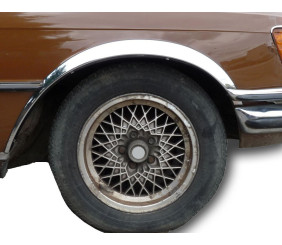 Накладки на арки (4 шт, нерж) для Mercedes W116 1972-1980 рр