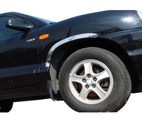 Накладки на арки (4 шт, нерж) для Hyundai Santa Fe 1 2000-2006 рр