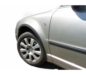 Накладки на арки (2013-2017, 4 шт, чорні) для Skoda Yeti рр