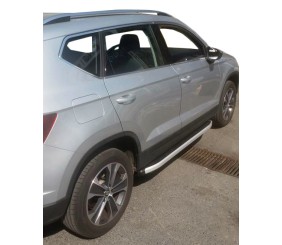 Бокові пороги Fullmond (2 шт., алюм.) для Seat Ateca 2016- рр