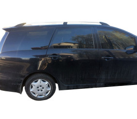 Рейлінги Хром (2 шт., алюм) для Mitsubishi Grandis 2003-2011 рр