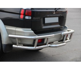 Задній захист AK-Special (нерж) для Mitsubishi Pajero Sport 1996-2007 рр