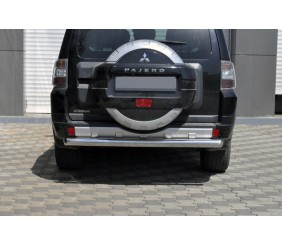 Задня дуга AK002 (нерж.) для Mitsubishi Pajero Wagon III 1999-2006 рр