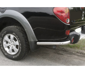 Задні кути AK003 (2 шт., нерж) для Mitsubishi L200 2006-2015 рр