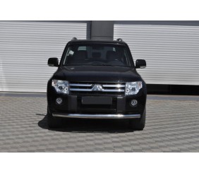 Передній захист ST008 (нерж.) для Mitsubishi Pajero Wagon III 1999-2006 рр
