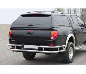 Задній захист AK0022 (нерж) для Mitsubishi L200 2006-2015 рр