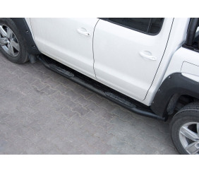 Бокові пороги Amazon Black (2 шт., чорні) для Ford Ranger 2011-2022 рр