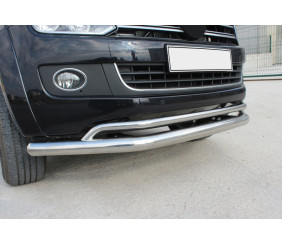 Передній вус подвійний Vegas 2010-2016 (нерж) d70/42 мм для Volkswagen Amarok рр