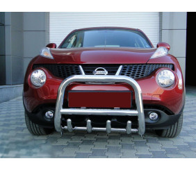 Кенгурятник QT006 (нерж) для Nissan Juke 2010-2019 рр