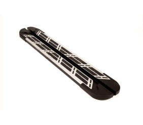 Бокові пороги Sunrise (2 шт., алюм.) для Nissan Navara/NP300 2016- рр