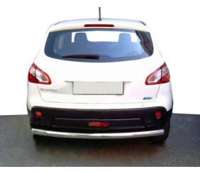 Задня дуга пряма (нерж.) для Nissan Qashqai 2010-2014 рр