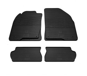 Гумові килимки (4 шт, Stingray Premium) для Mazda 2 2003-2007 рр