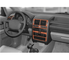 Накладки на панель (Meric) Карбон для Ауди A2 1999-2005 рр