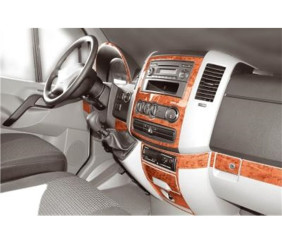 Накладка на панель (Meric, 19 деталей) Дерево для Mercedes Sprinter W906 2006-2018 рр