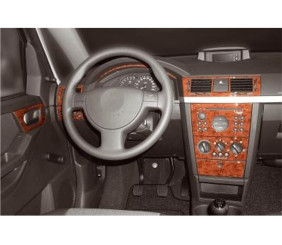 Накладки на панель Карбон для Opel Meriva 2002-2010 рр