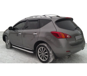 Бокові пороги Fullmond (2 шт., алюм.) для Nissan Murano 2008-2014 рр