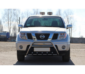 Кенгурятник WT003 (нерж) для Nissan Pathfinder R51 2005-2014 рр