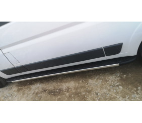 Бокові пороги Duru (2 шт., алюміній) Довга база для Peugeot Boxer 2006-2025 рр