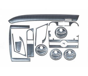 Накладки на панель (великий комплект) Алюміній для Chevrolet Aveo T250 2005-2011 рр
