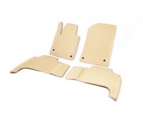 Поліуретанові килимки (2008-2012, EVA, бежеві) для Lexus LX570/450d рр